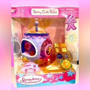 Strawberryshortcake 2002 berry cute rides cookiejar cruiser playset new in box🍰